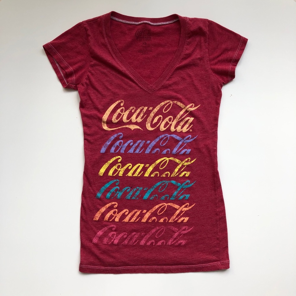 Coca-Cola Logo Vintage Vibe Tee NWOT